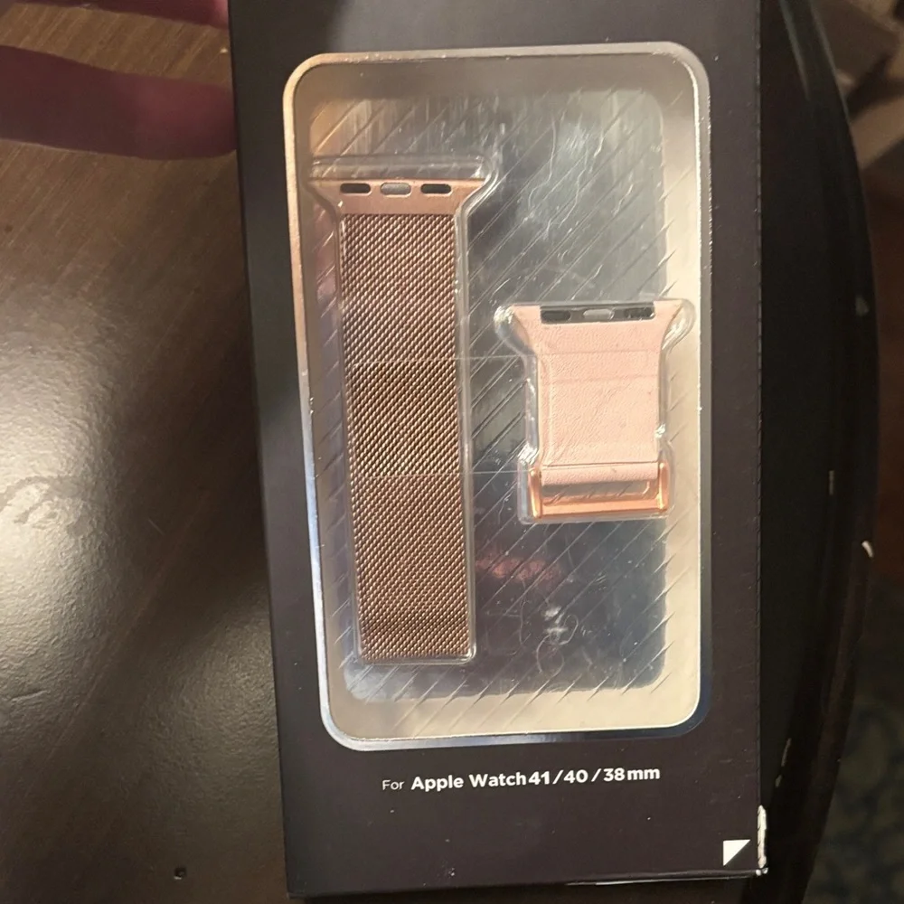 Hybrid Mesh Pink Apple Watch Band